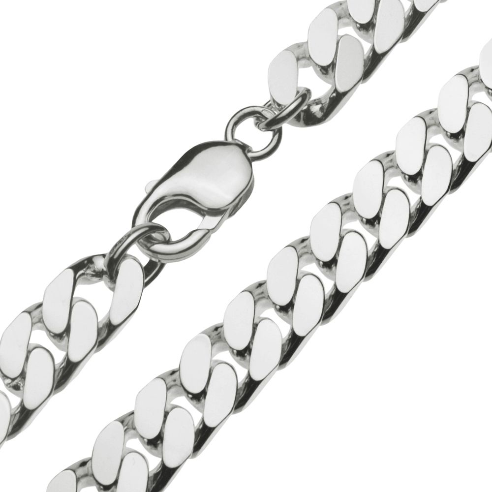 over het algemeen gevolg Vergelijking Zware gourmet ketting van 9,5 mm breed. Écht 925 zilver. Shop nu! |  Kettingenenarmbanden.com