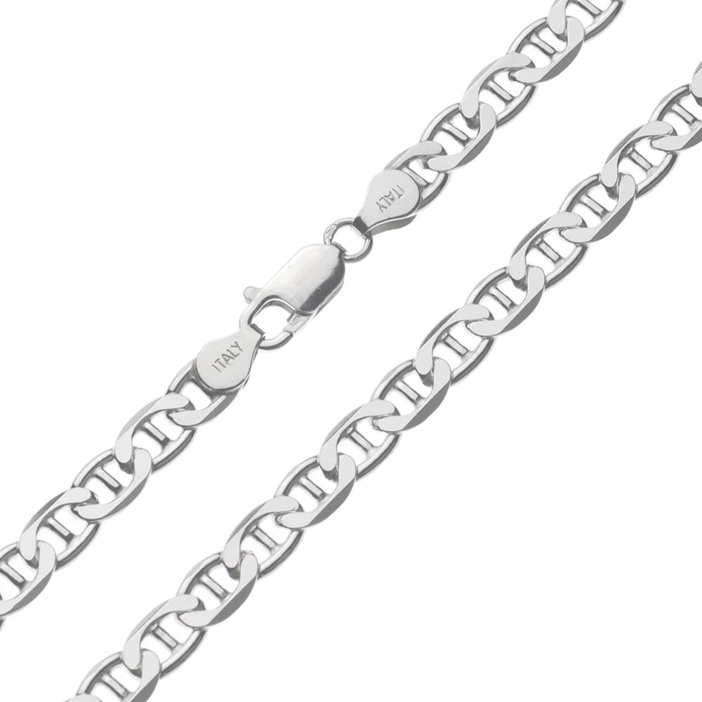 virtueel dozijn Moet Zilveren Gucci ketting met massieve schakels. Breedte 6 mm |  Kettingenenarmbanden.com