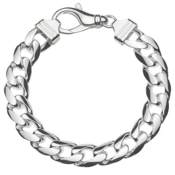 Een zilveren gourmet armband met ovale schakels, rechtstreeks van de fabriek. Wordt gratis en snel aangetekend verzonden binnen Nederland.