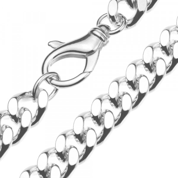 onwetendheid test efficiëntie Zware gourmet ketting van 11,5 mm breed. Écht 925 zilver. Shop nu! |  Kettingenenarmbanden.com